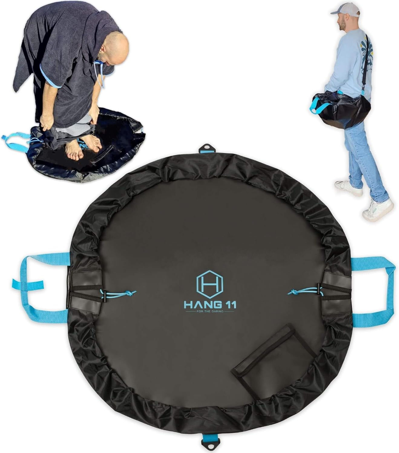 Hang 11 Wetsuit Changing Mat Bag - Surf Changing Mat with Shoulder Strap, Wetsui