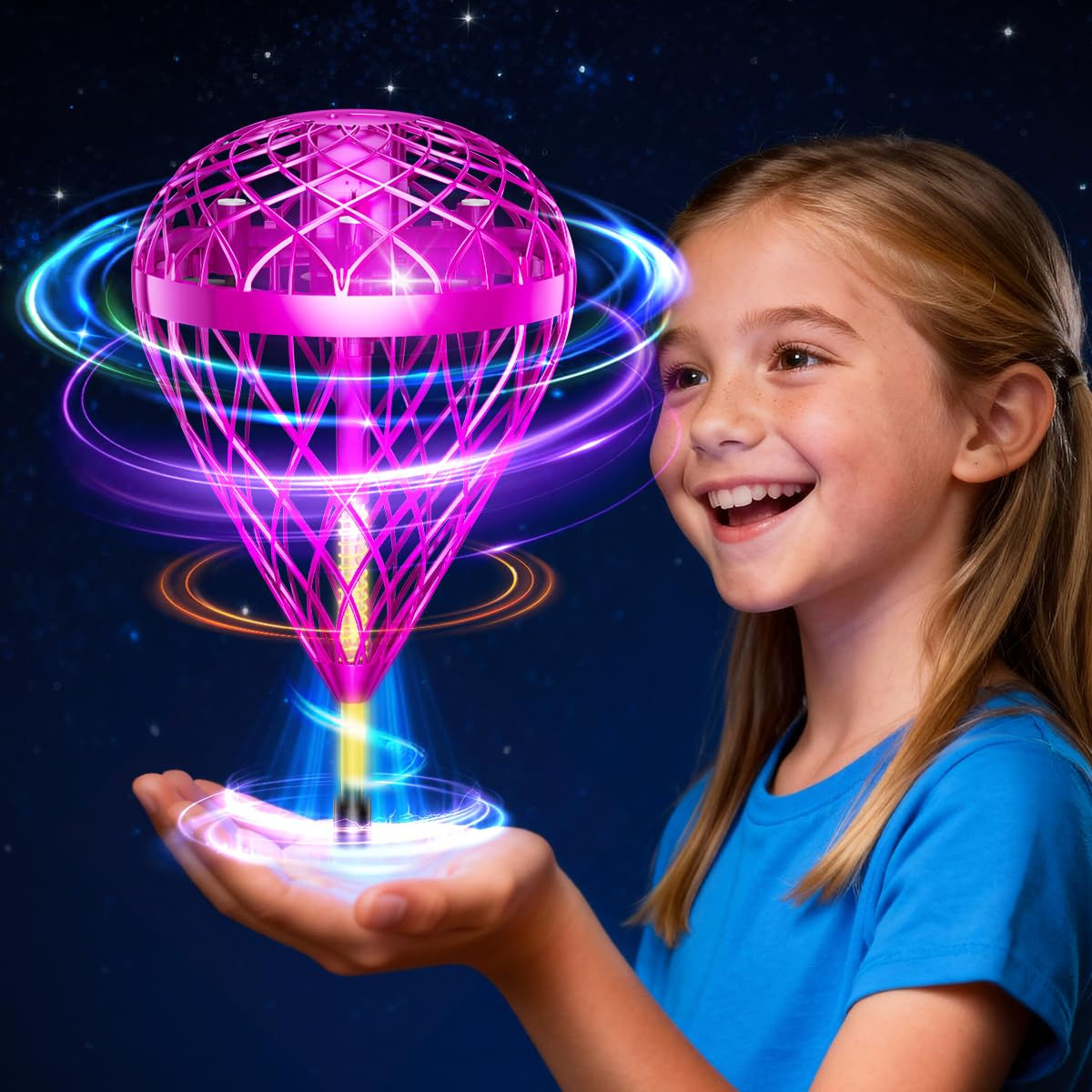 wow97e Hand Controlled Flying Orb Ball for Kids, Indoor & Ou - Image 1