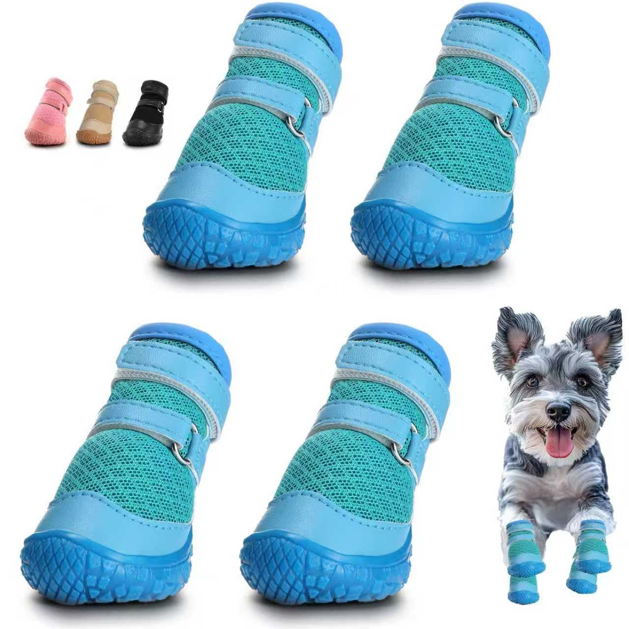 Dog Shoes for Small Dogs, Dog Boots & Paw Protectors for Hot - Image 1