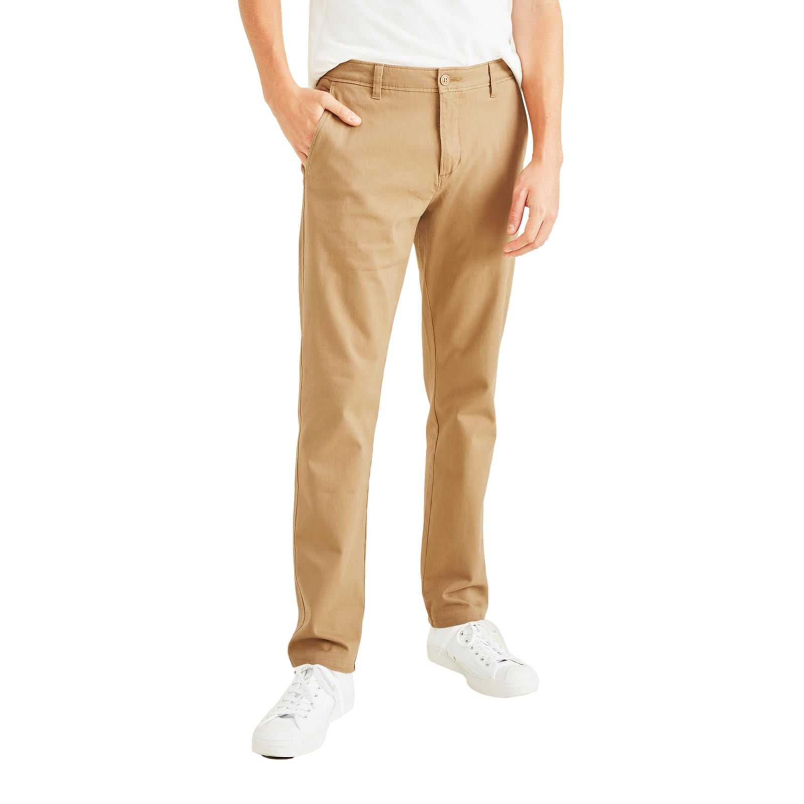 Dockers Men's Ultimate Chino Slim Fit with Smart 360 Flex, New British Khaki, 30