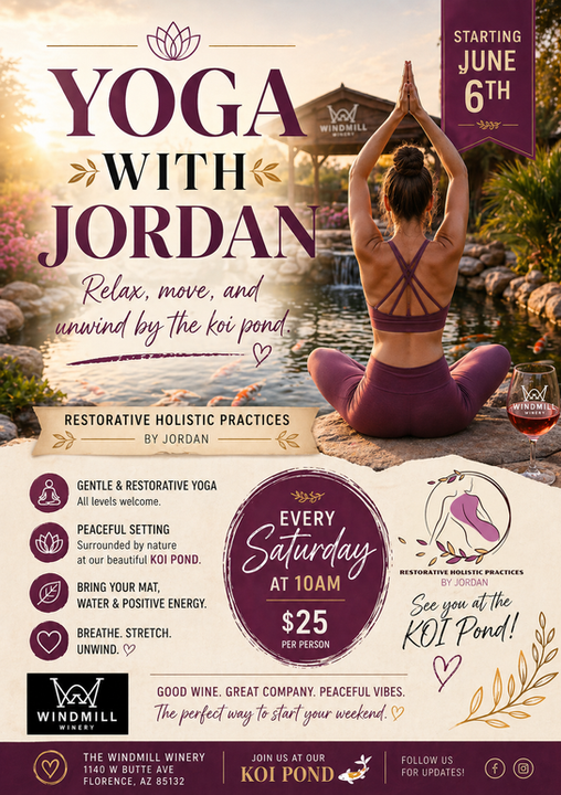 Yoga at the KOI Pond