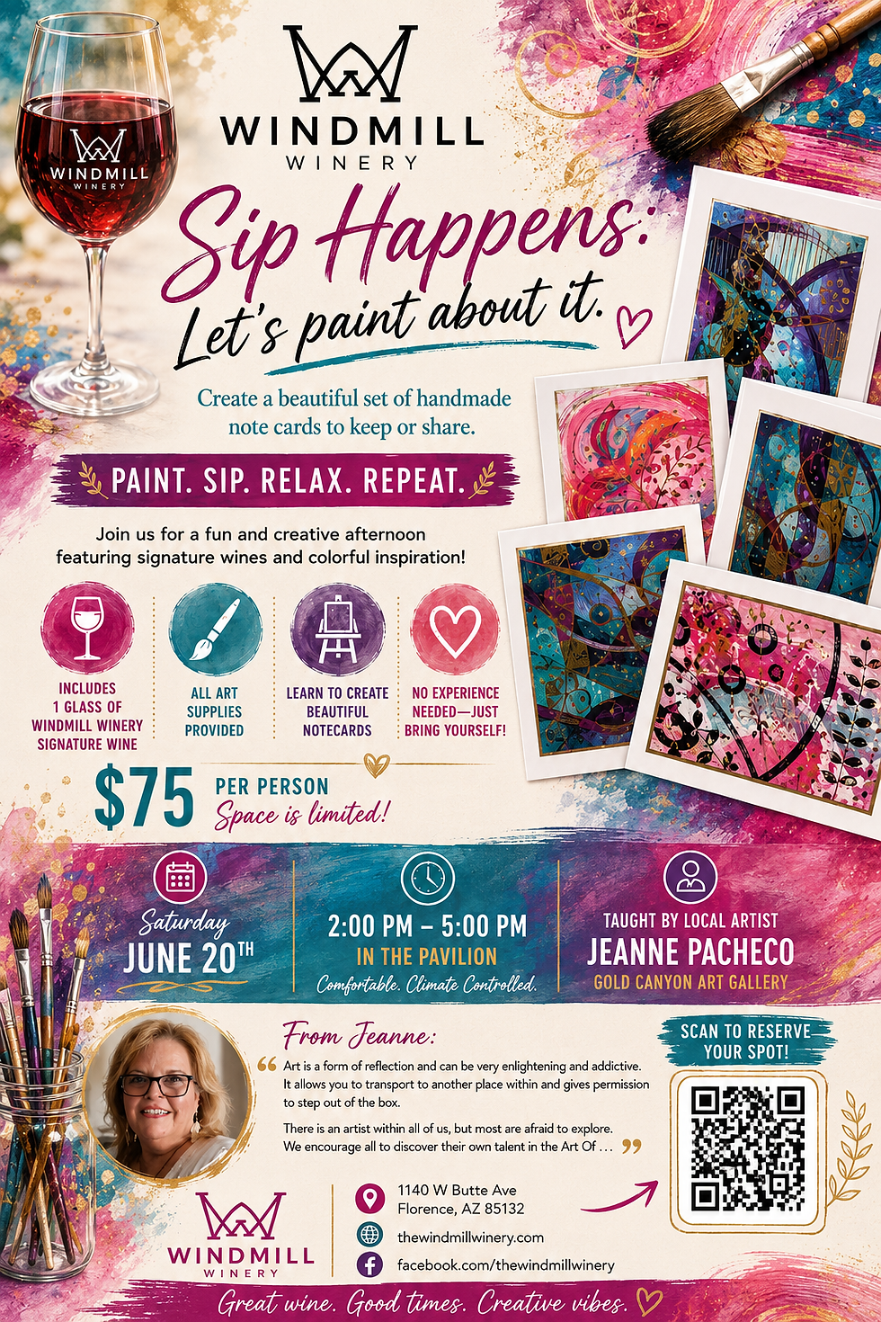 Sip Happens...Let's Paint About it