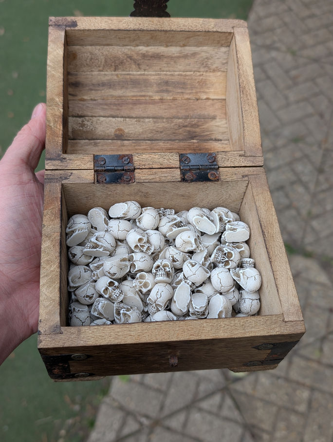 halloween game skull tokens blandford forum