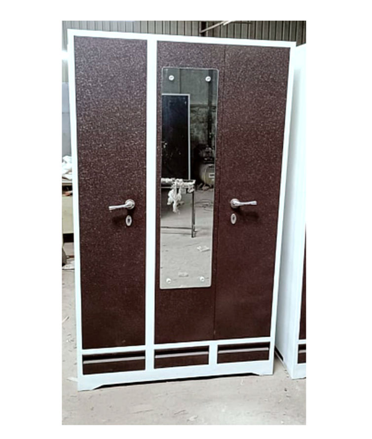 Kangiten Titan Max 3-Door Wardrobe with 3 Box Drawer – 48 Inch