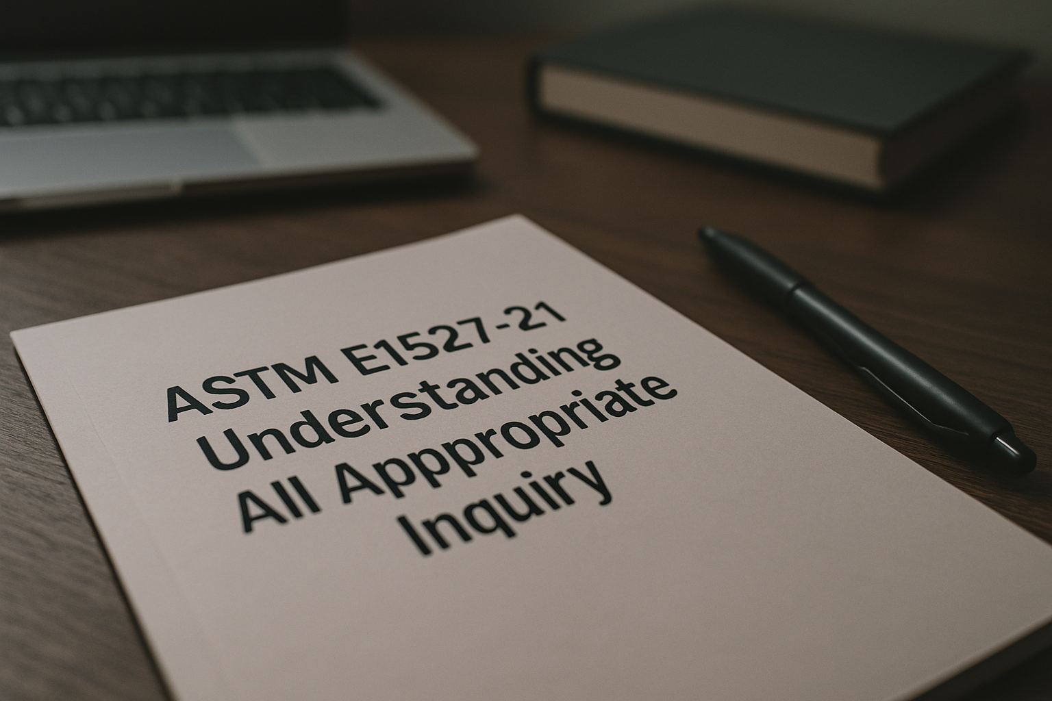 ASTM E1527-21: Understanding All Appropriate Inquiry overview