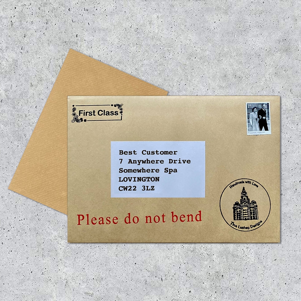 Thumbnail: Victoria Gallery and Museum wedding day anniversary venue card, VGM Liverpool