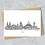 Thumbnail: Oxford skyline landmarks A6 card, A5 Print, A4 print, personalised card