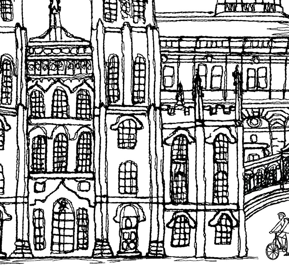Thumbnail: Oxford University Graduation Personalised Uni Gift Print