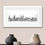 Thumbnail: Cambridge skyline wall art print, Black & White, Personalised housewarming gift.