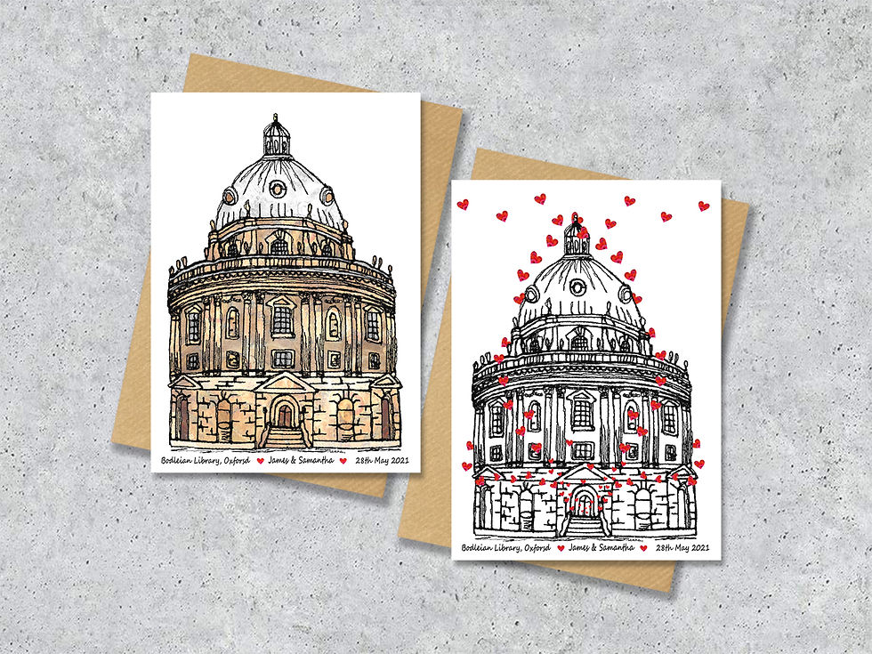 Thumbnail: Sheldonian Theatre wedding cards