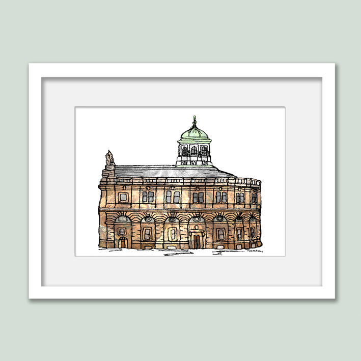 Thumbnail: Sheldonian Theatre art print, Iconic Oxford architectural landmark.