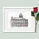 Thumbnail: Sheldonian Theatre weddings gift Oxford wedding anniversary print, hearts
