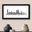 Thumbnail: Manchester skyline wall art print, Black & White, Personalised housewarming gift
