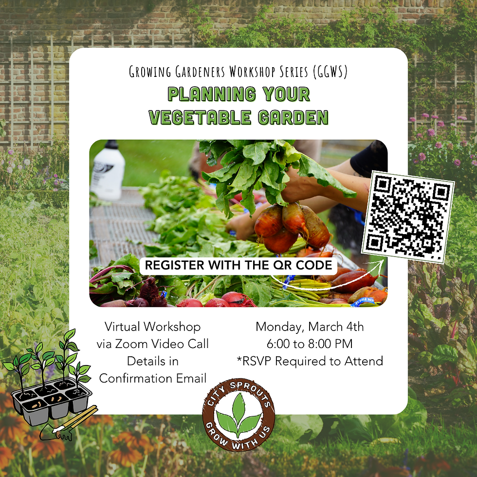 Planning Your Vegetable Garden [Virtual Workshop]