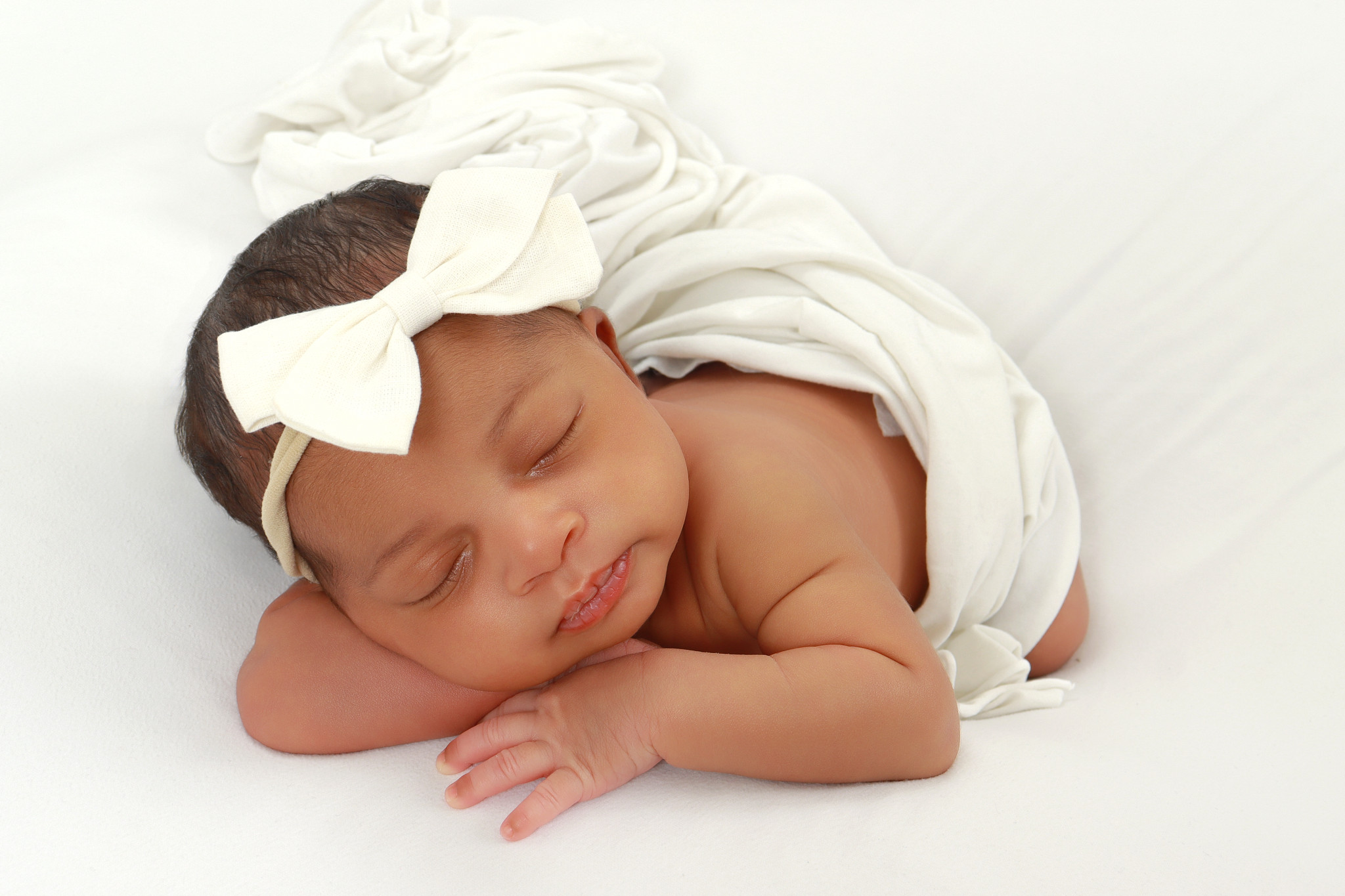 Sleeping newborn portrait