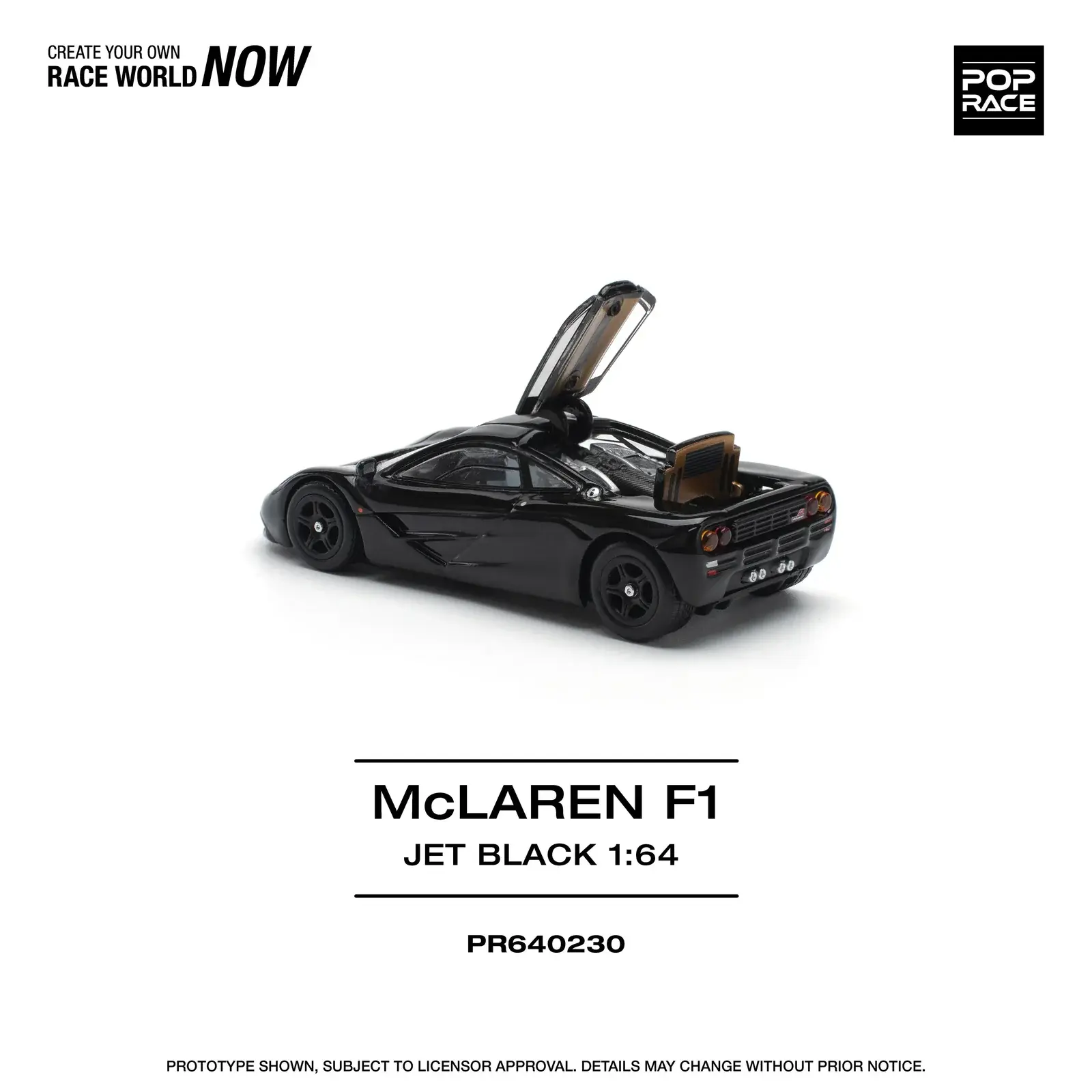 Pop Race Mclaren F1, Jet Black