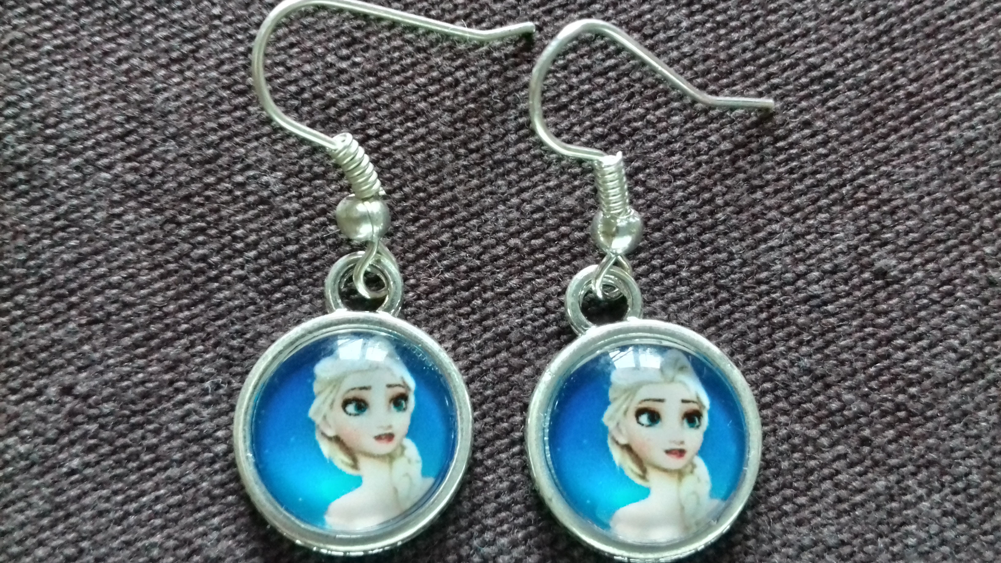 Collection Reine des Neiges: Boucles d'Oreilles Elsa