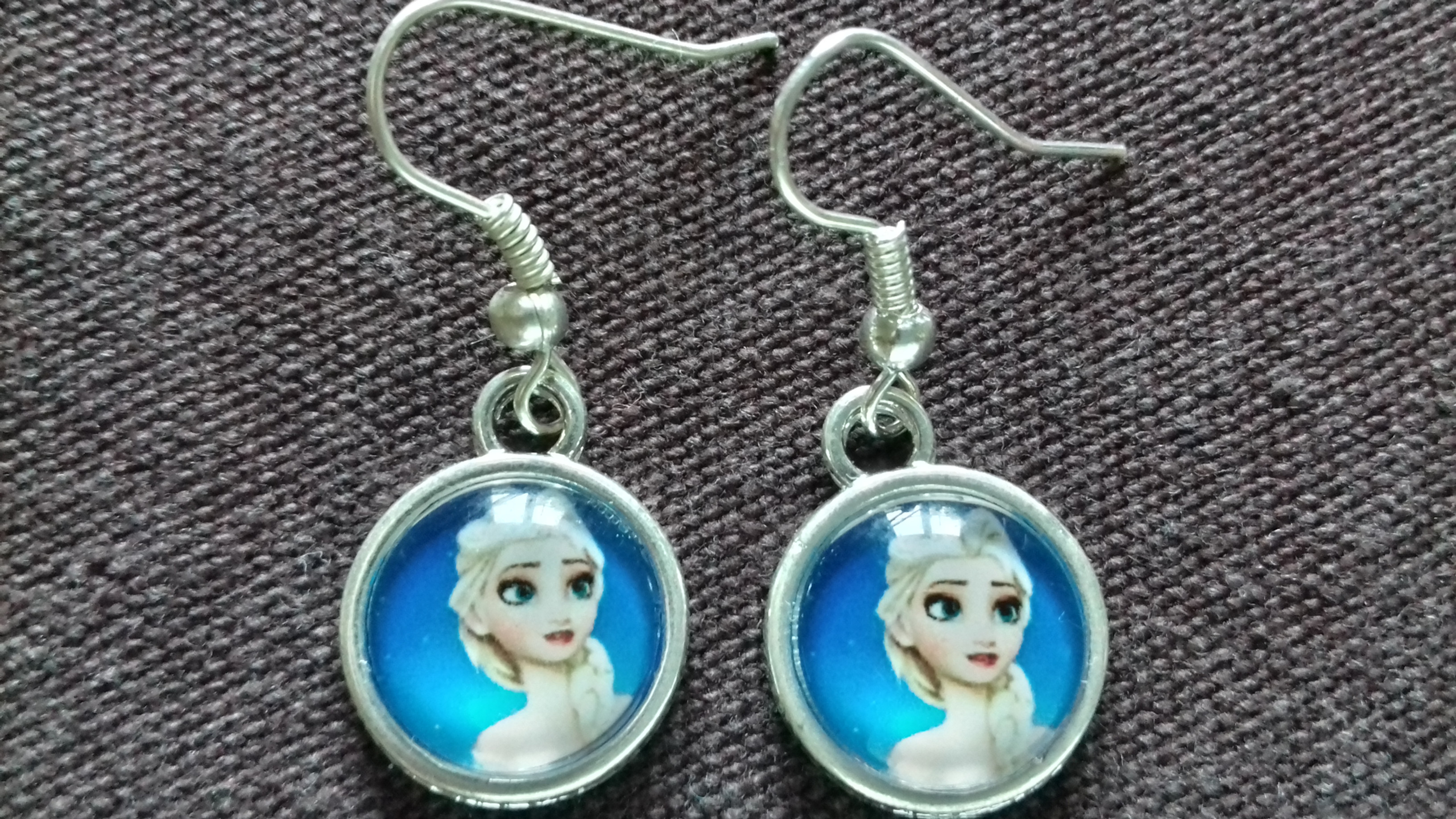 Collection Reine des Neiges: Boucles d'Oreilles Elsa