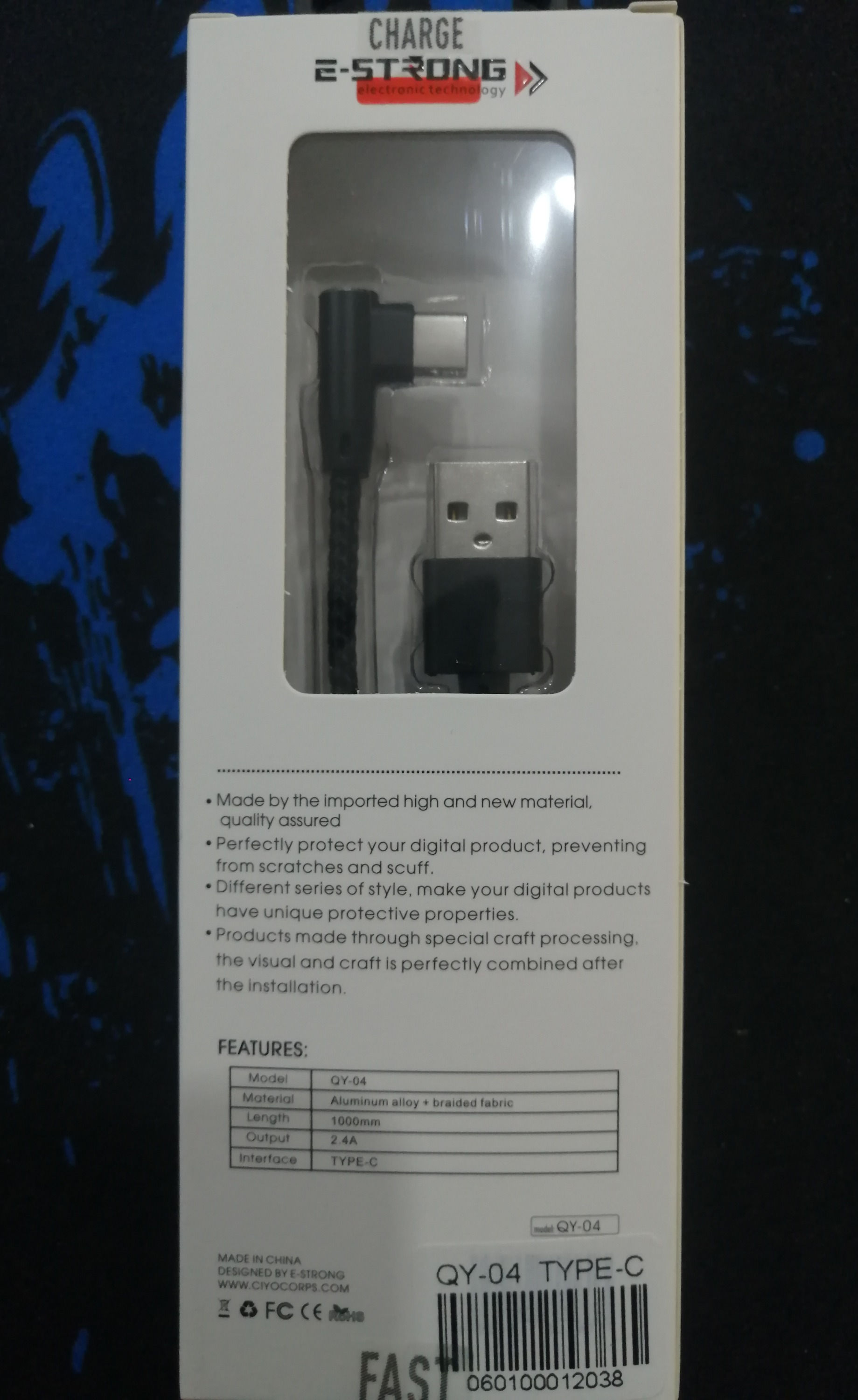 Type C Charging USB Data Cable