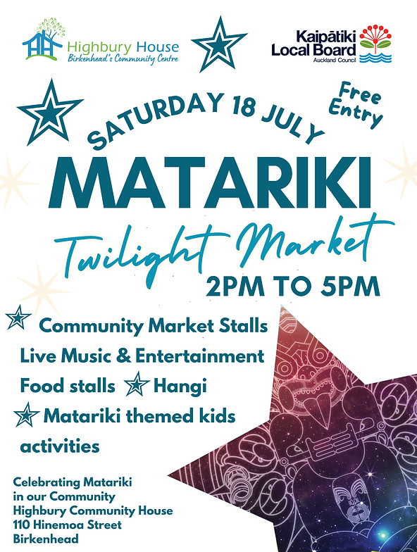 Matariki Twilight Market Poster 2026_edi