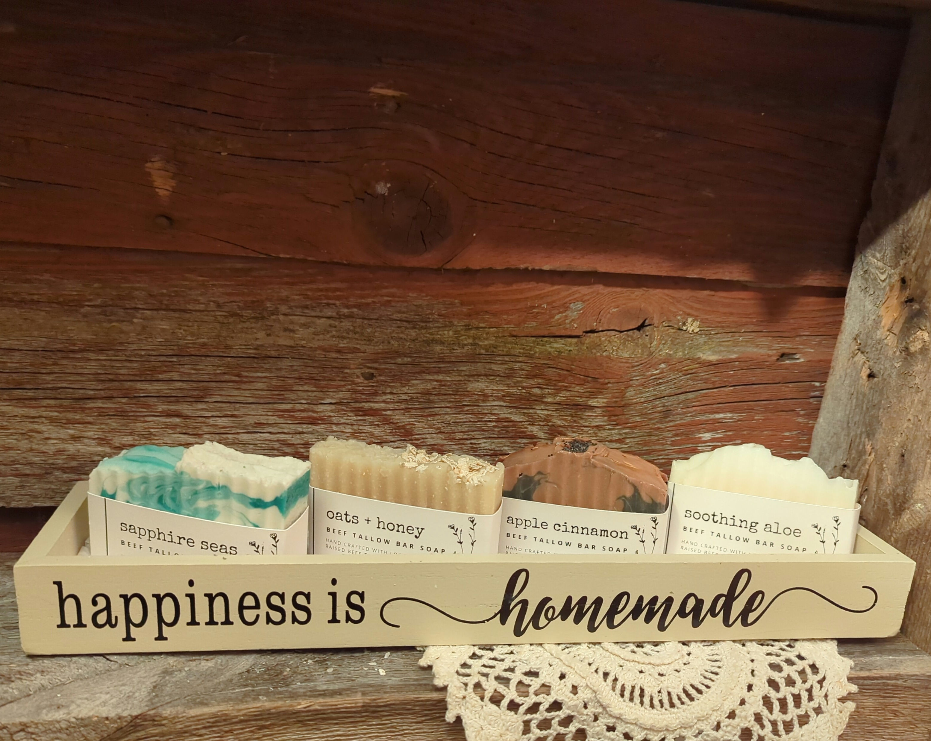 BAR SOAP, tallow from a local cattle farm