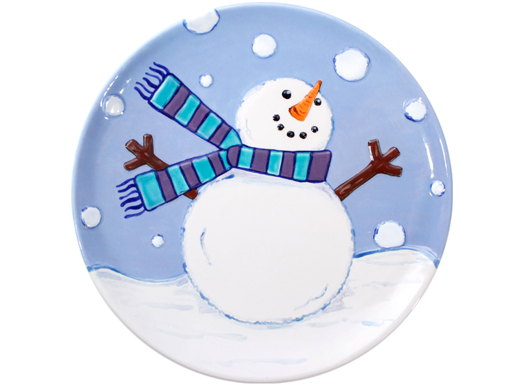 Snowman Plate