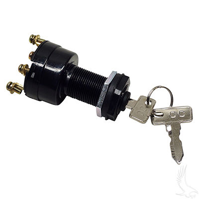 Thumbnail: Key Switch, 4 Terminal, Club Car DS Gas 96+
