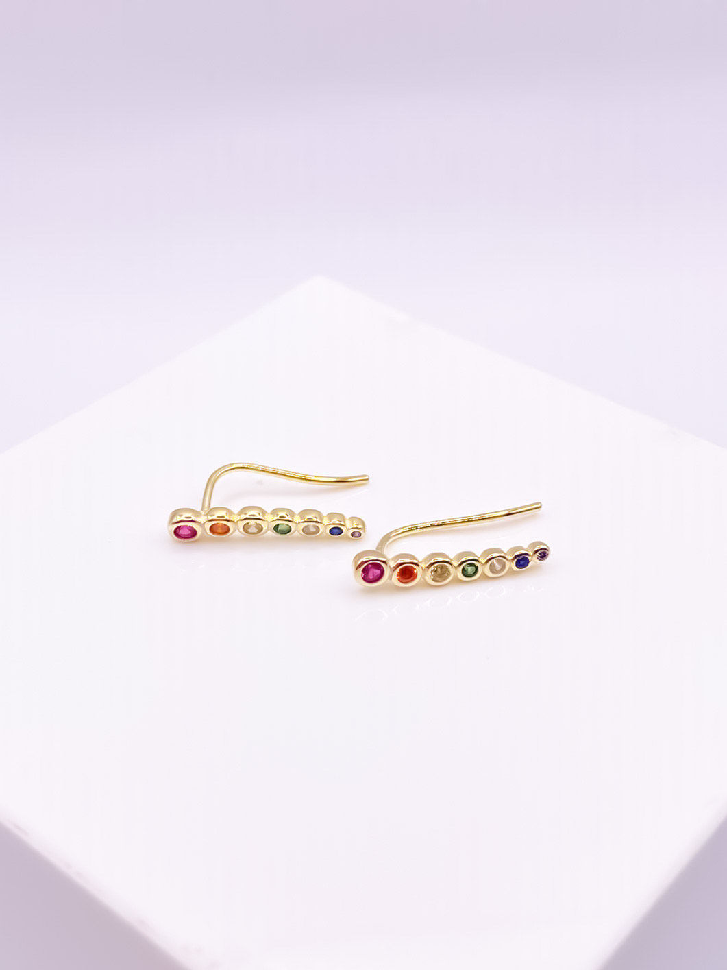 PENDIENTES DE PLATA DORADOS