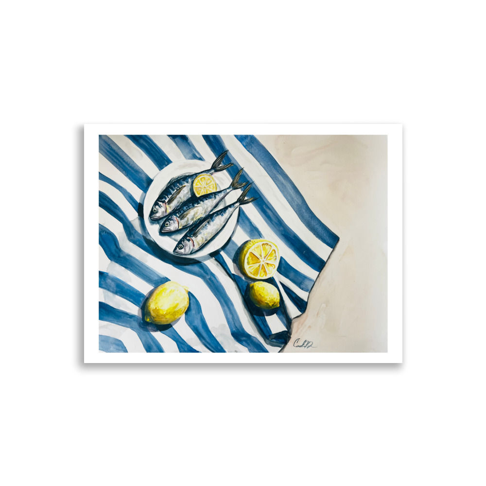Citrus & Sardines Print