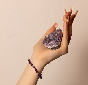 Silent Steps - Amethyst Armband