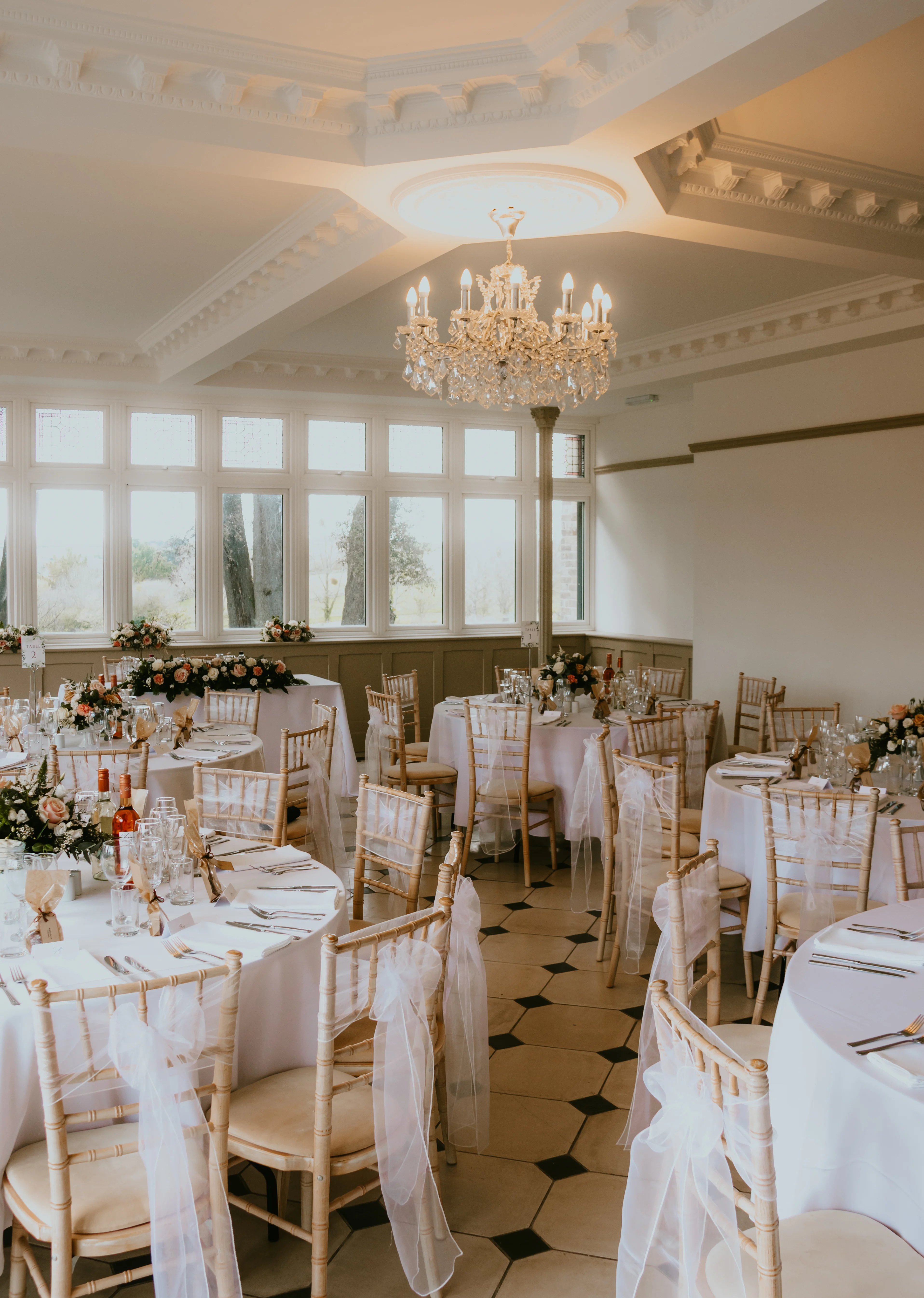 Reception Room with tables