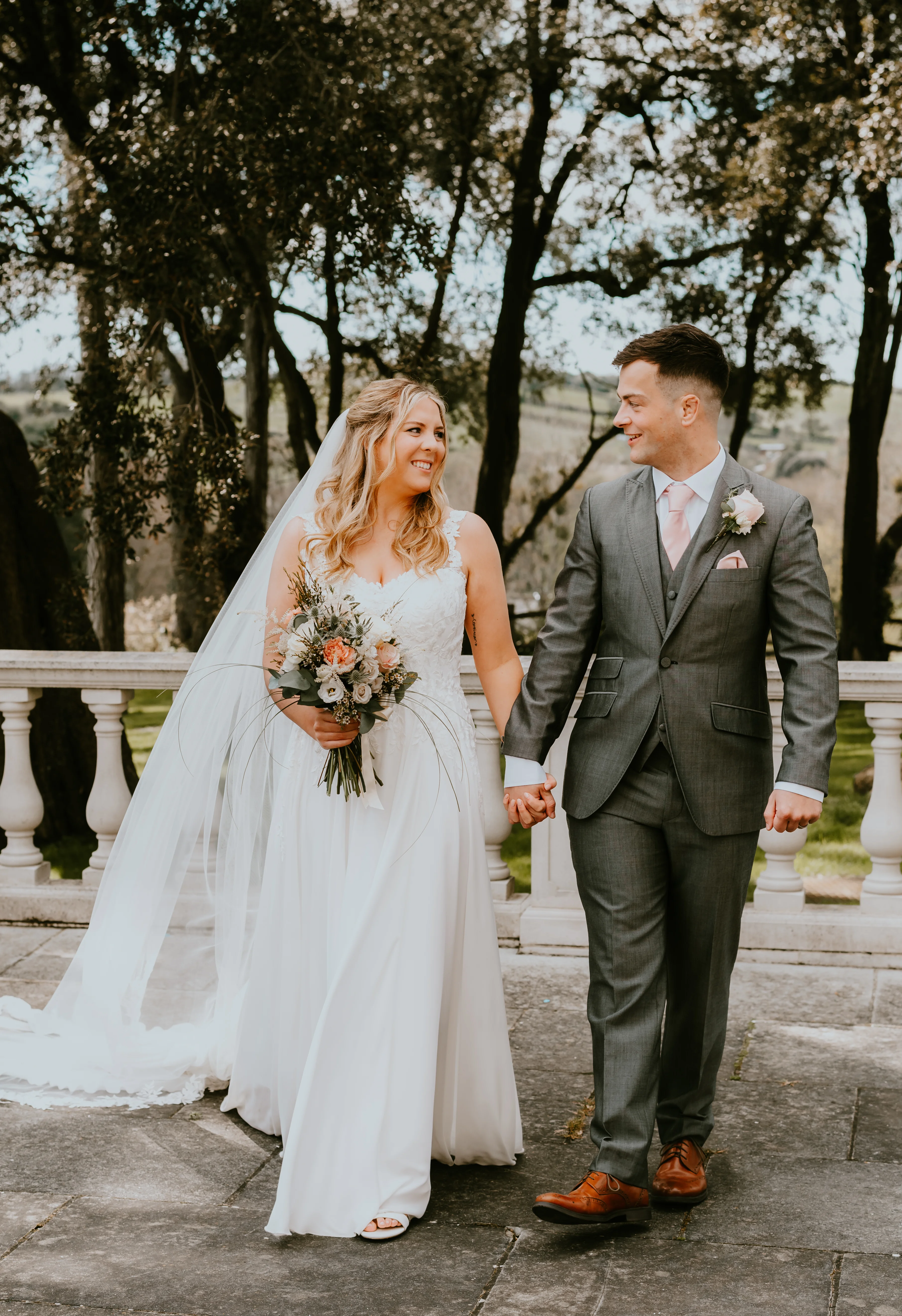 Couple Portrait at wedding venue