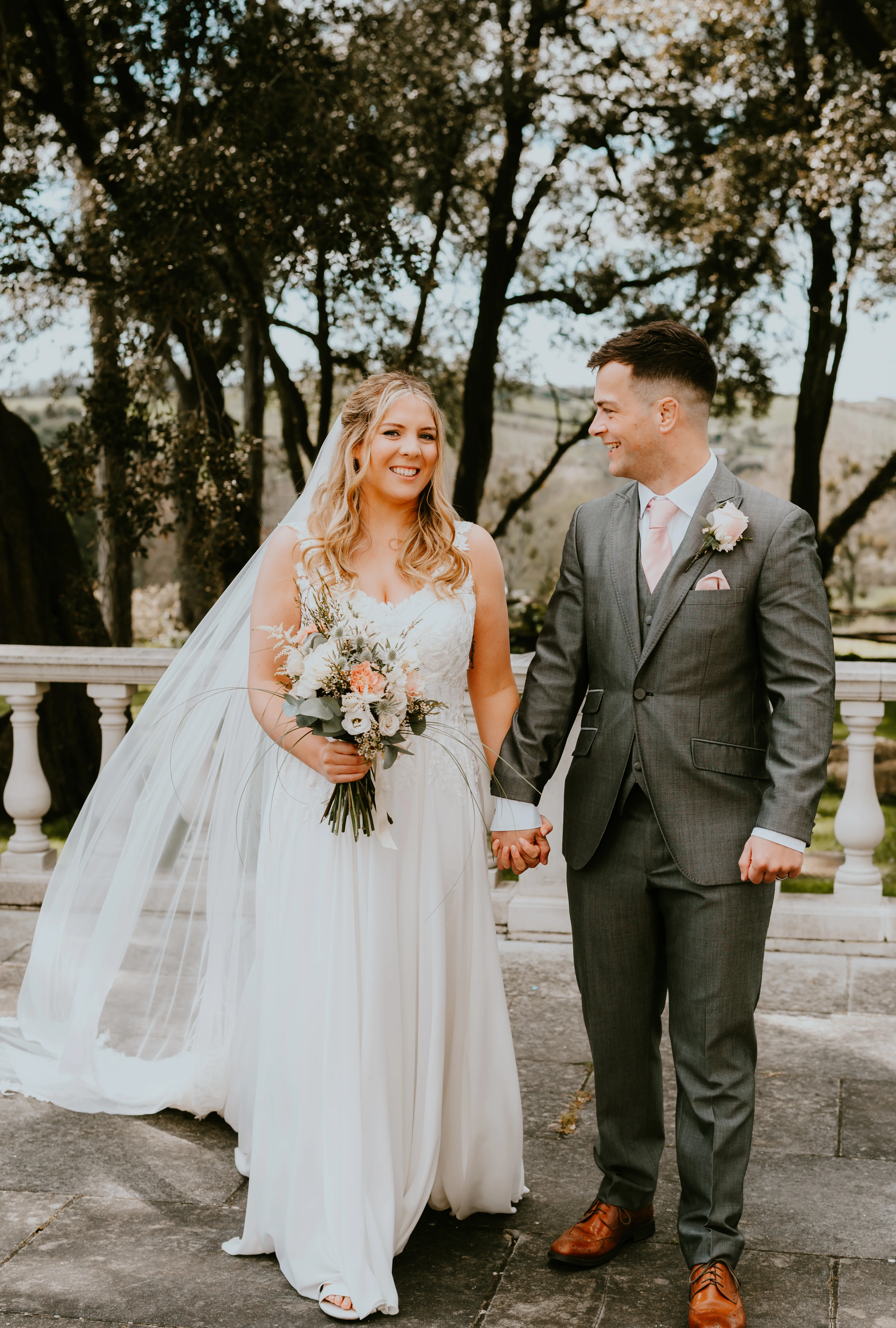 Couple Portrait at wedding venue