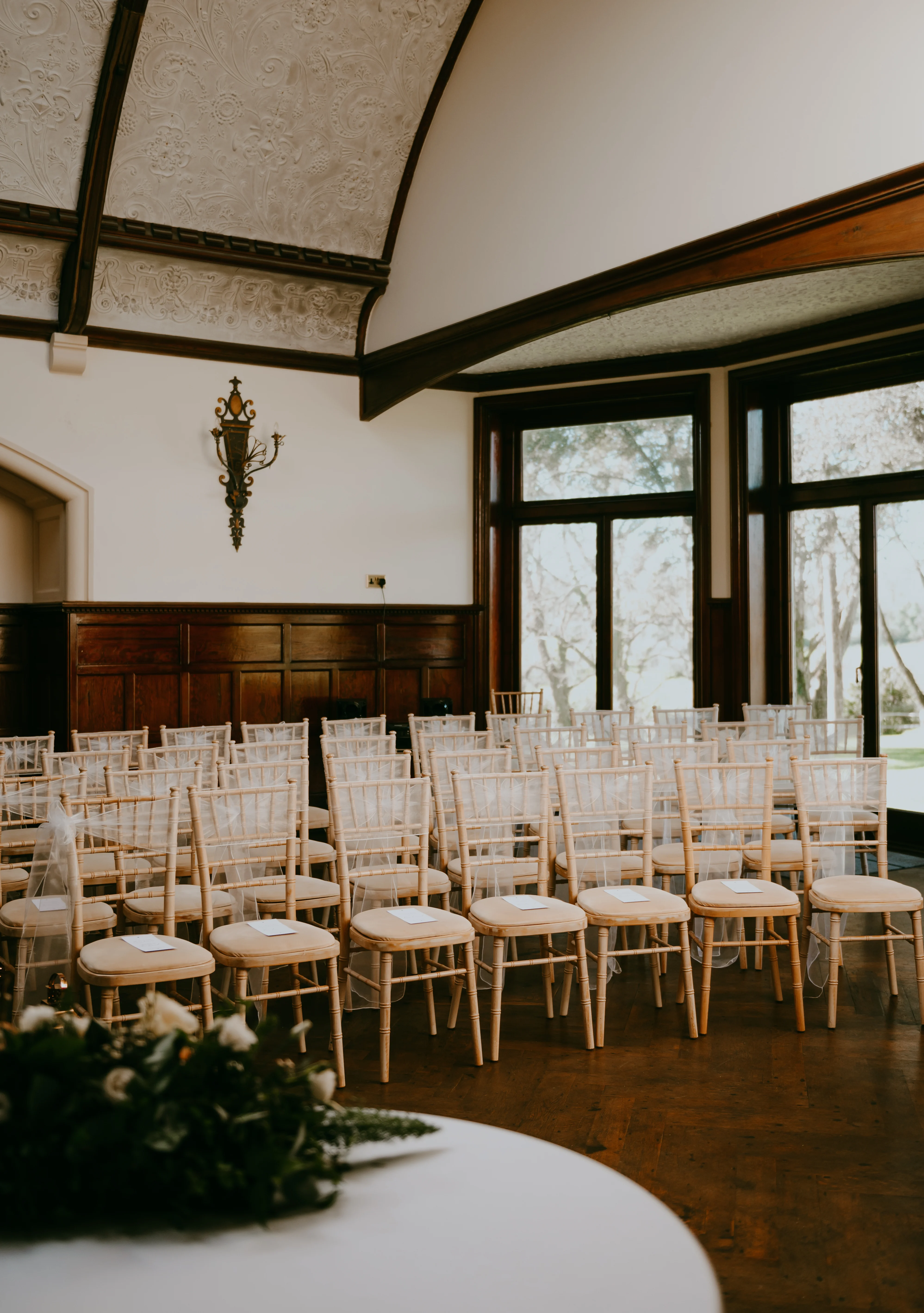 Ceremony room chairs