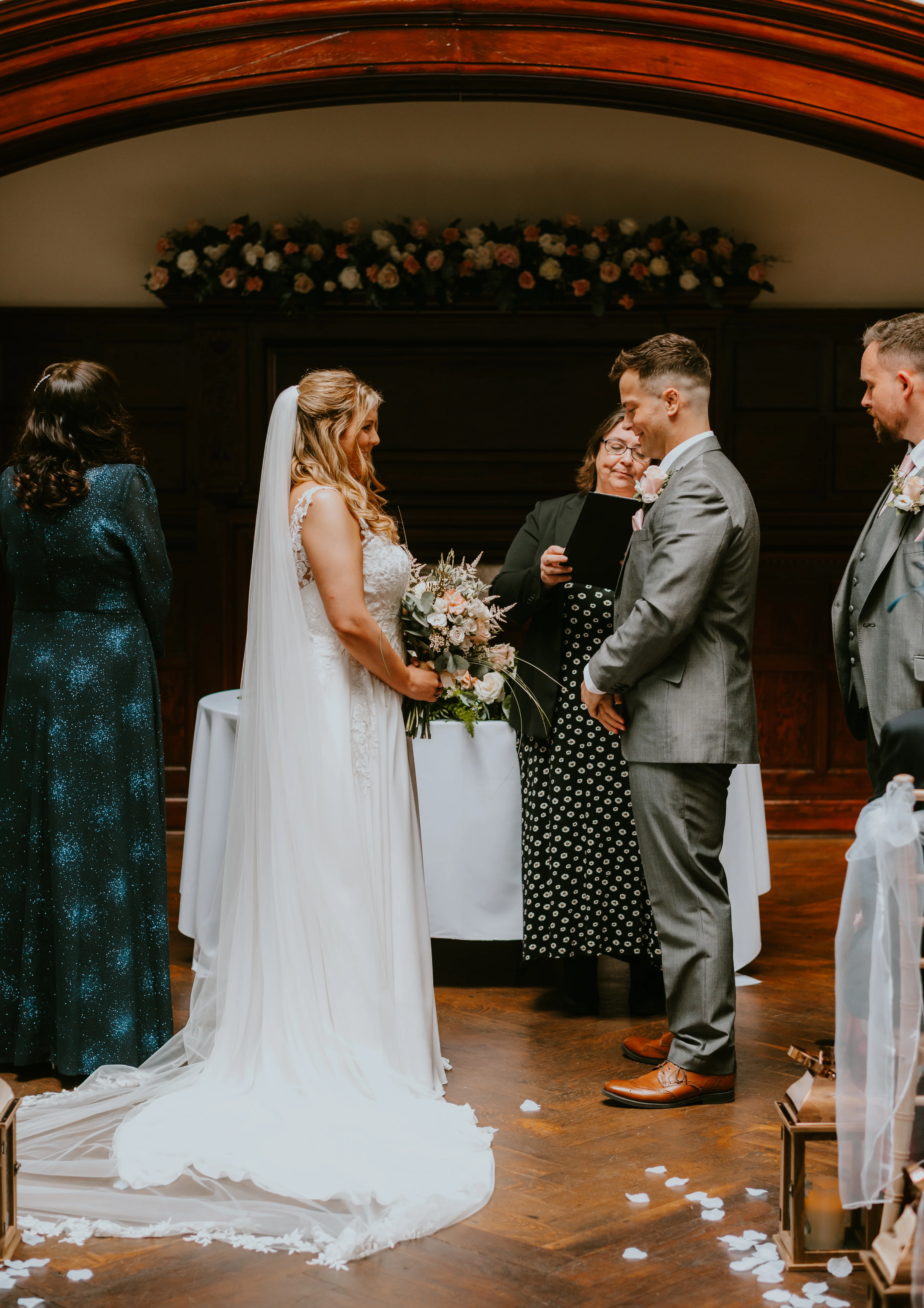 Ceremony saying vows