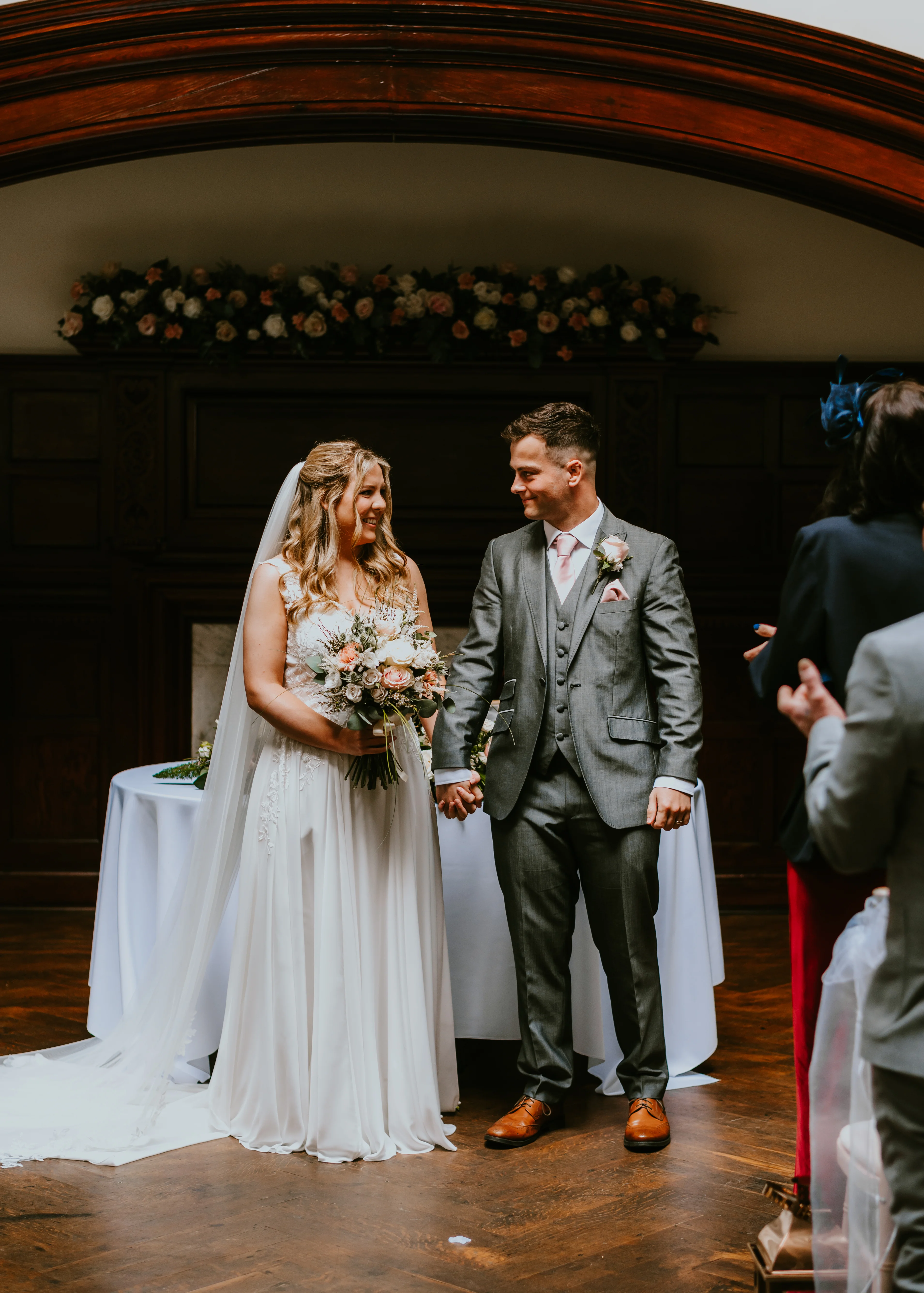 Ceremony end of aisle