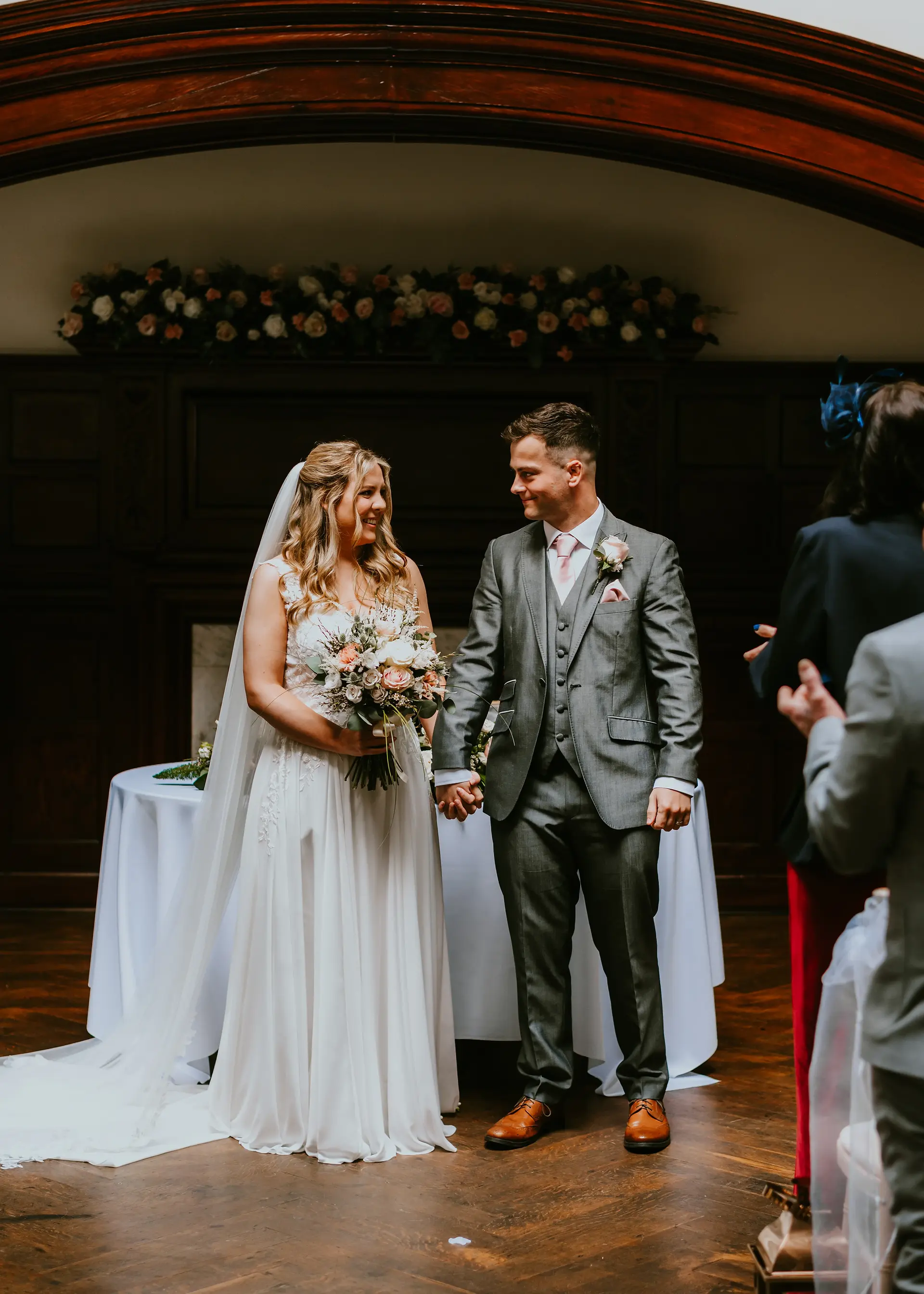 Ceremony end of aisle