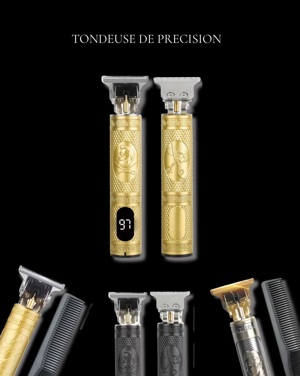 Tondeuse Homme Sans Fil Rechargeable USB