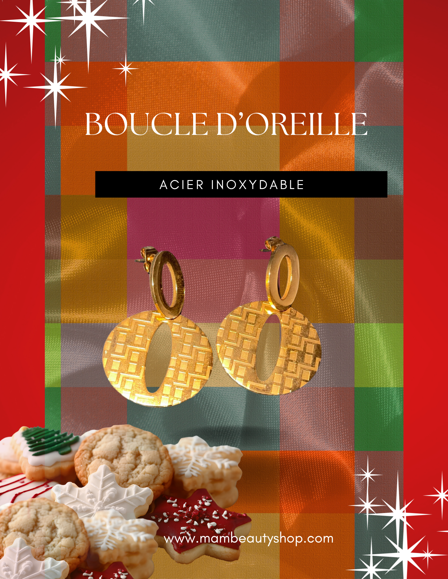 ⭐ Boucles d’Oreilles à Clou – Sélection Éclat