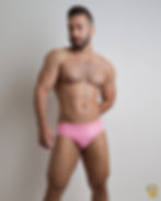 Frontal Sunga Slim Pink Scrunch