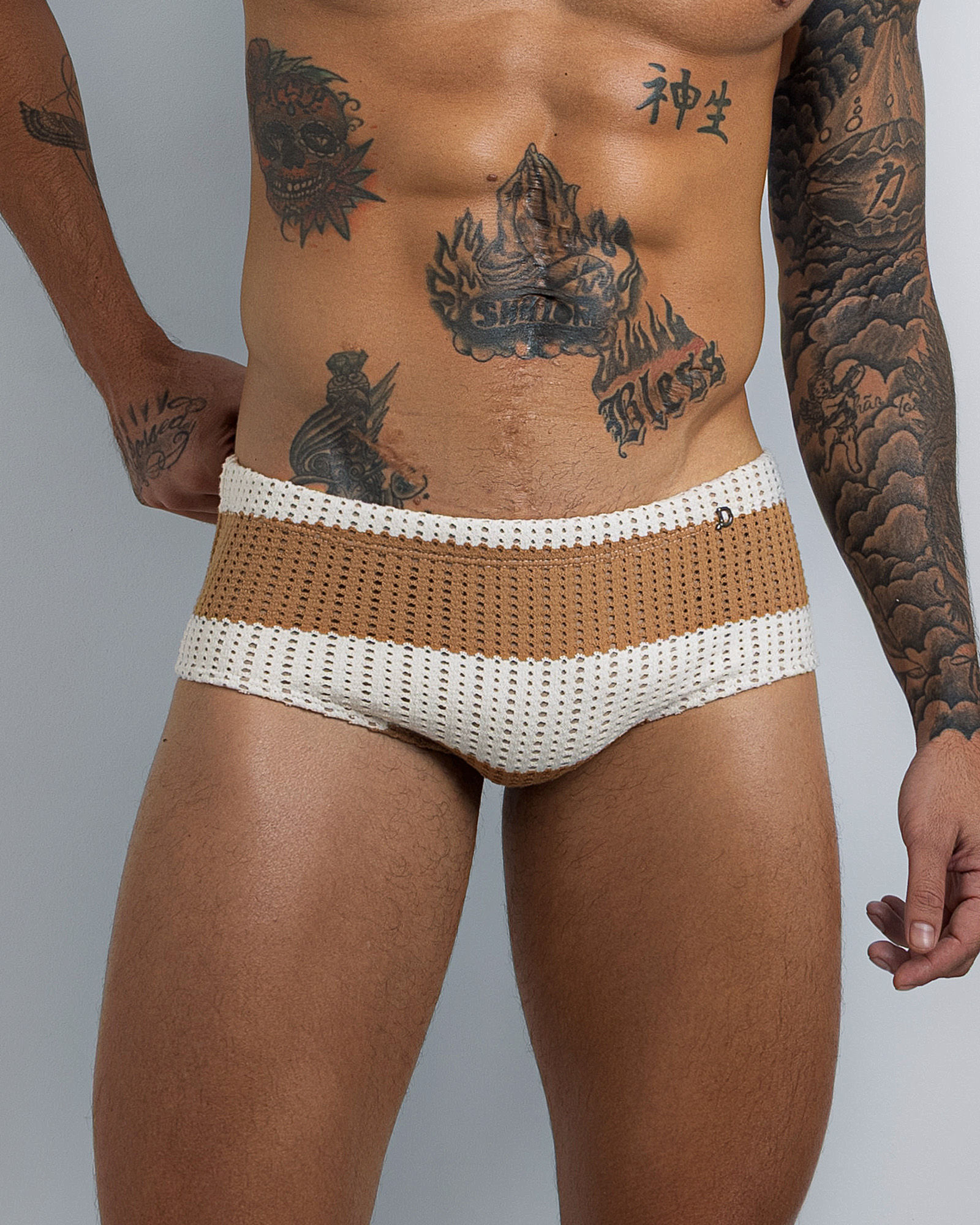 TRADITIONAL SWIM BRIEF COCONUT