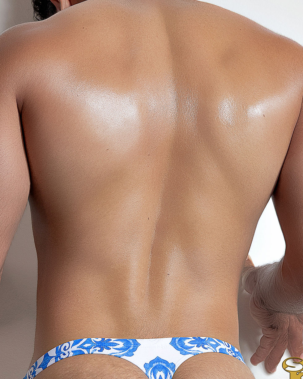 Miniatura: Sunga Tanga Ornato Blue.