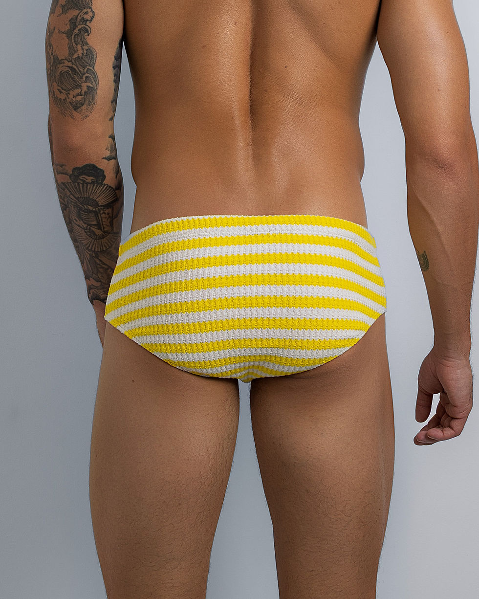 Thumbnail: CLASSIC SWIM BRIEF NATURAL CROCHET GIRASSOL