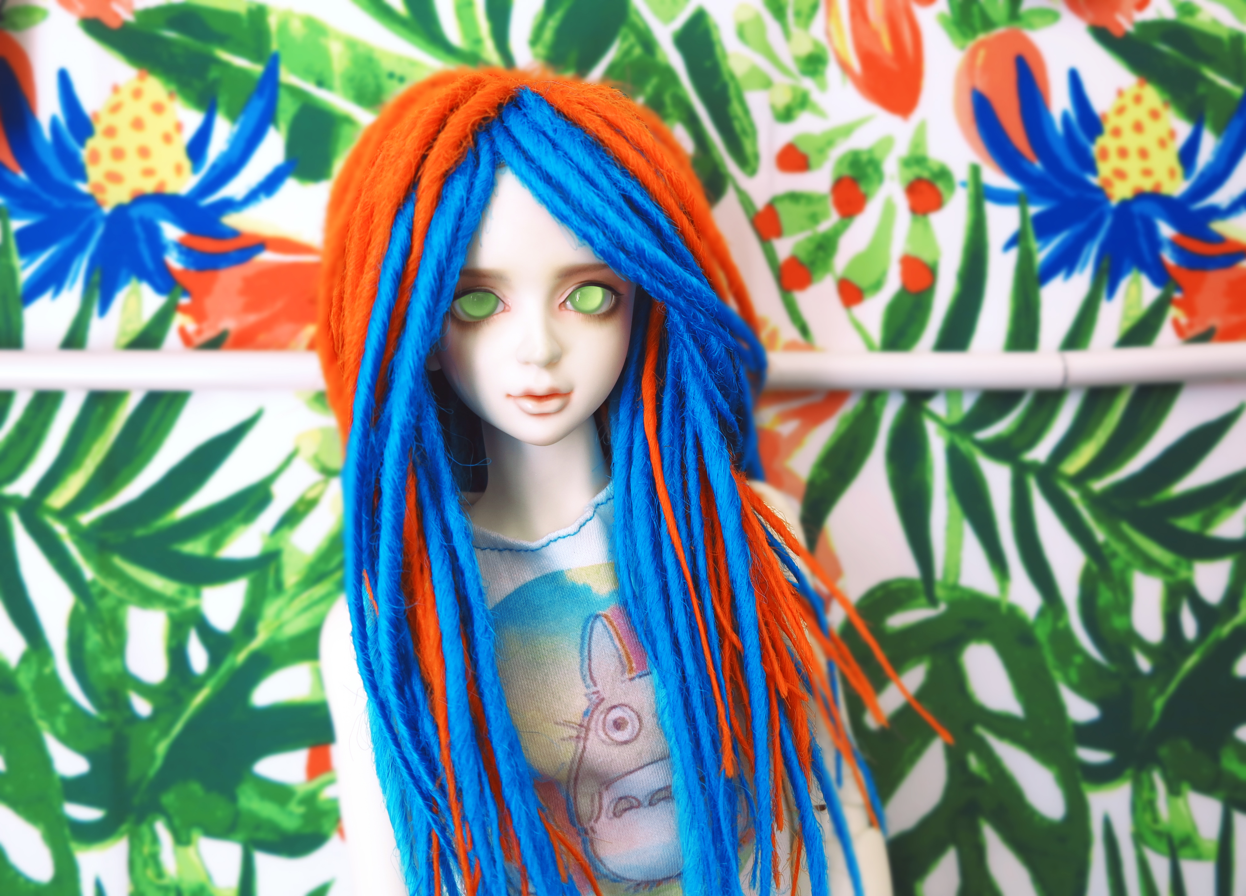 bjd dreadlock wig