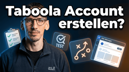 Taboola Account erstellen Anleitung mit Advertiser vor Realize Ads Dashboard