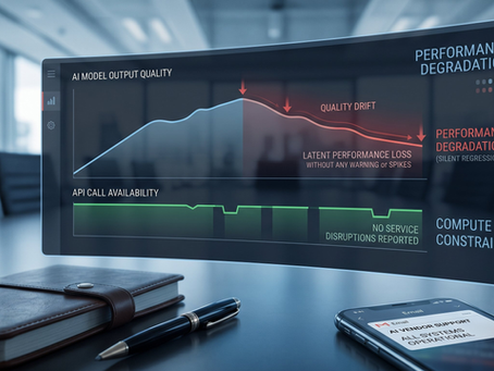 Your AI vendor won't tell you they're out of compute.