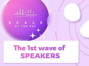 Welcome the 1st lineup of speakers!