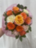 Thumbnail: Dozen Hand Tied Rose Bouquet
