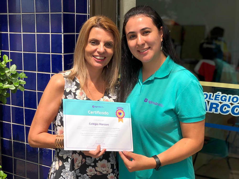 Certificado de Reconhecimento Colégio Marconi Guarulhos AgendaEdu