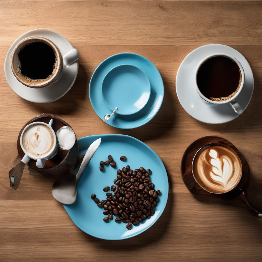 Arranged Food and Objects